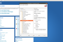 CODEO welcome screen with new PikeOS integration project CODEO welcome screen with new integration project