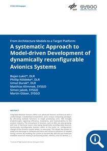 A systematic Approach to Model-driven Development of dynamically reconfigurable Avionics Systems