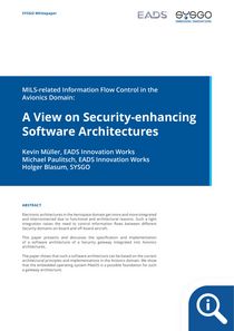 MILS Information Flow Control in Avionics